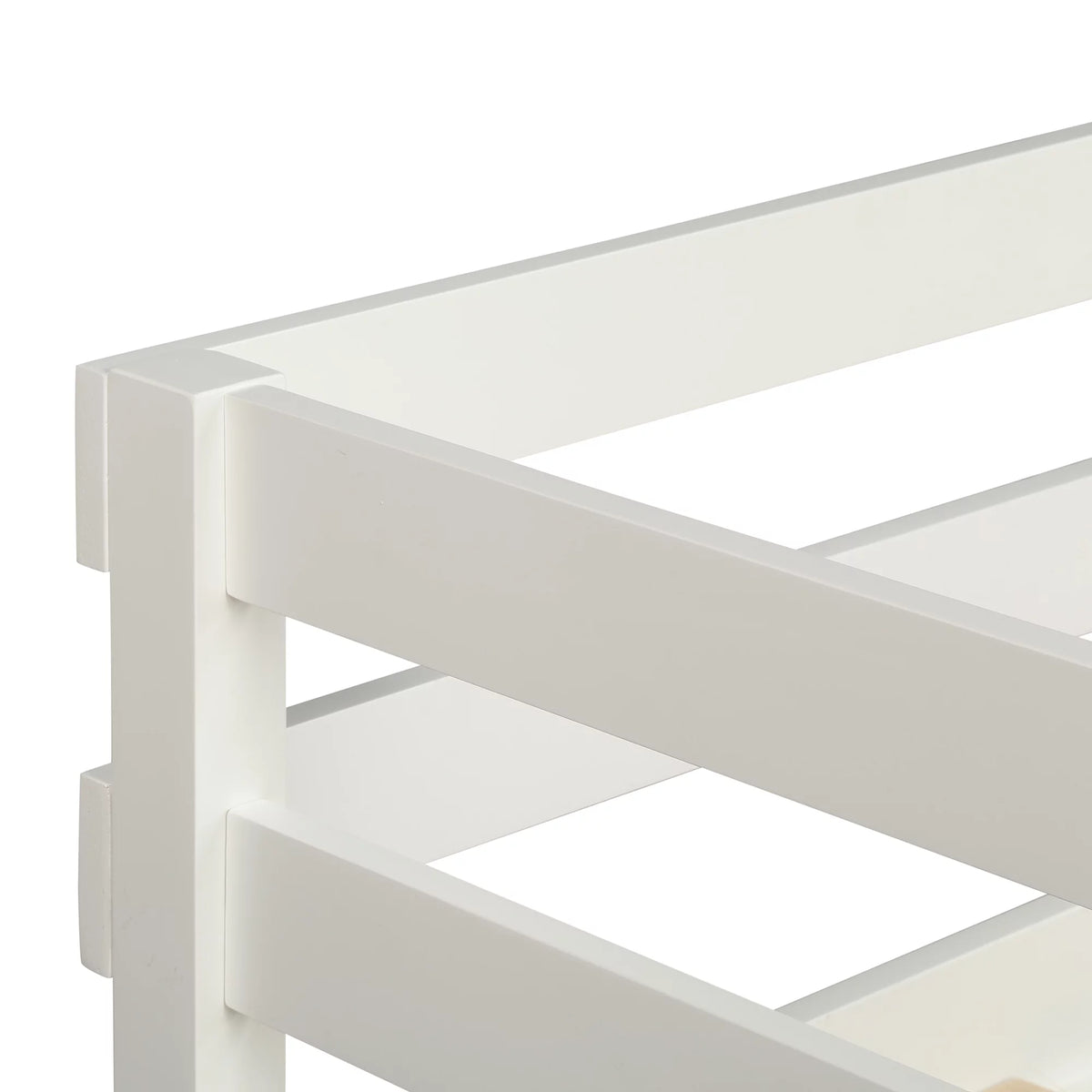 Solid Wood Daybed with Trundle White Q786941